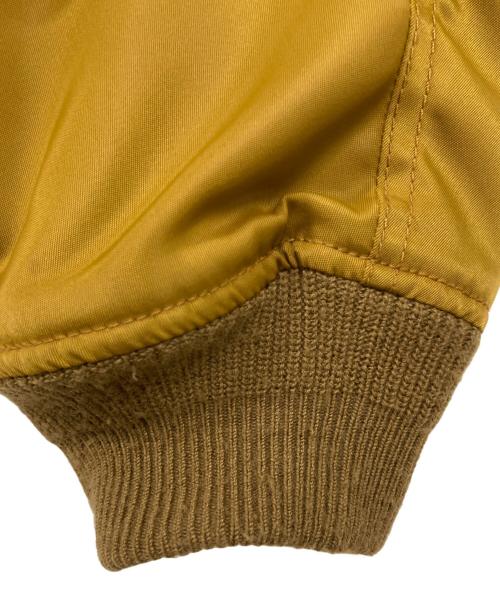 CALEE（キャリー）CALEE (キャリー) フライトジャケット ブラウン サイズ:Lの古着・服飾アイテム