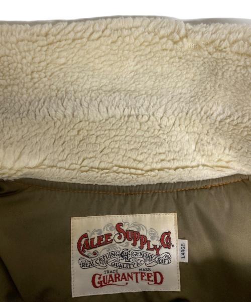 CALEE（キャリー）CALEE (キャリー) フライトジャケット ブラウン サイズ:Lの古着・服飾アイテム