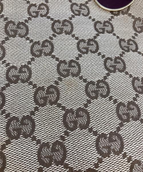 GUCCI（グッチ）GUCCI (グッチ) GGキャンバスハンドバッグ ブラウンの古着・服飾アイテム