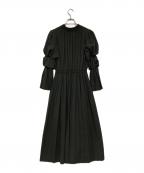 Ameriアメリ）の古着「UNDRESSED 2WAY PLEATS DRESS」｜ブラック