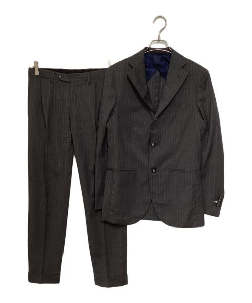 BARBA（バルバ）BARBA (バルバ) ピンストライプセットアップスーツ グレー サイズ:44の古着・服飾アイテム