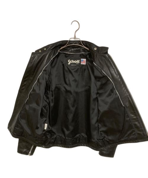Schott（ショット）Schott (ショット) 141 シングル ライダースジャケット ブラック サイズ:42の古着・服飾アイテム