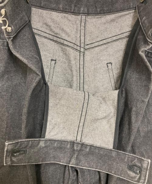 JOHN LAWRENCE SULLIVAN（ジョン ローレンス サリバン）JOHN LAWRENCE SULLIVAN (ジョン ローレンス サリバン) WASHED DENIM SUPER WIDE PANTS グレー サイズ:Mの古着・服飾アイテム