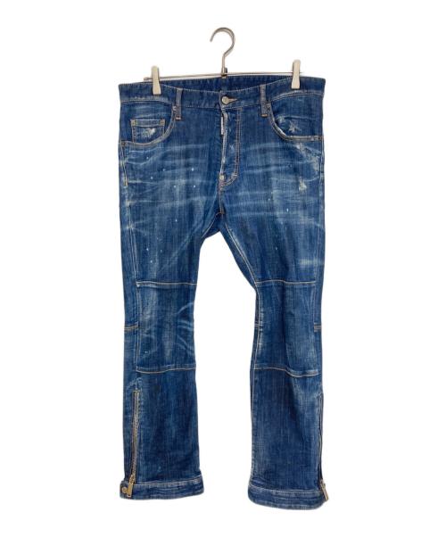 DSQUARED2（ディースクエアード）DSQUARED2 (ディースクエアード) Ski Biker Jean ブルー サイズ:50の古着・服飾アイテム