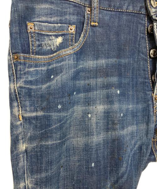 DSQUARED2（ディースクエアード）DSQUARED2 (ディースクエアード) Ski Biker Jean ブルー サイズ:50の古着・服飾アイテム