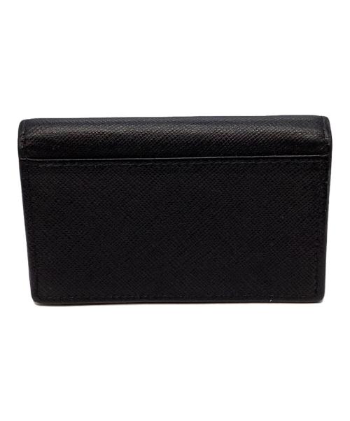 PRADA（プラダ）PRADA (プラダ) レザーカードケース ブラックの古着・服飾アイテム