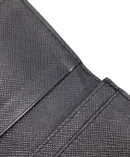 PRADA（プラダ）PRADA (プラダ) レザーカードケース ブラックの古着・服飾アイテム