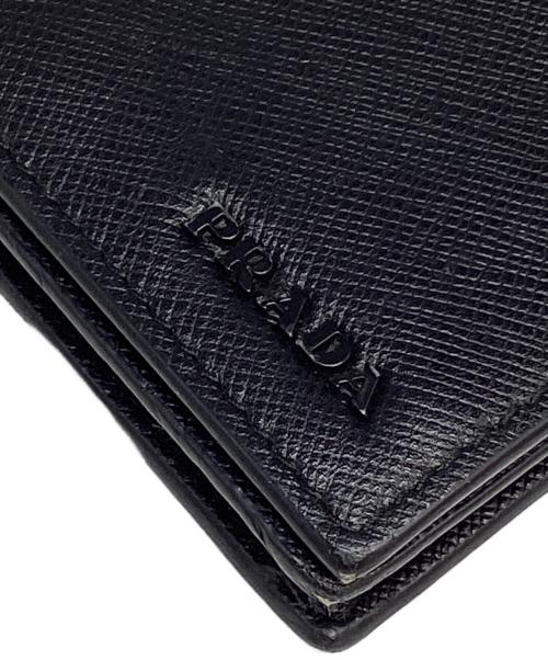 PRADA（プラダ）PRADA (プラダ) レザーカードケース ブラックの古着・服飾アイテム