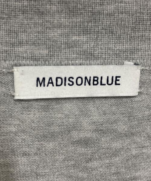MADISON BLUE（マディソンブルー）MADISON BLUE (マディソンブルー) ロングVネックカーディガン グレー サイズ:XSの古着・服飾アイテム