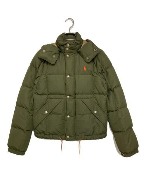 POLO RALPH LAUREN（ポロ・ラルフローレン）POLO RALPH LAUREN (ポロ・ラルフローレン) ダウンジャケット グリーン サイズ:XSの古着・服飾アイテム