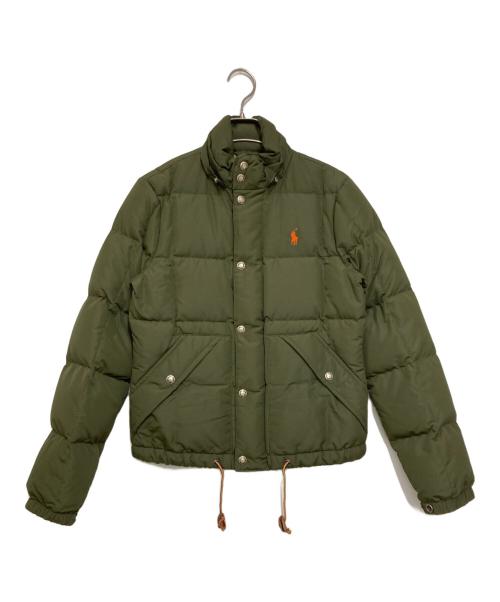 POLO RALPH LAUREN（ポロ・ラルフローレン）POLO RALPH LAUREN (ポロ・ラルフローレン) ダウンジャケット グリーン サイズ:XSの古着・服飾アイテム