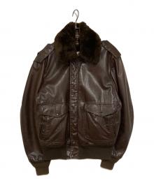 Schott（ショット）の古着「184SM A-2 レザージャケット」｜ブラウン