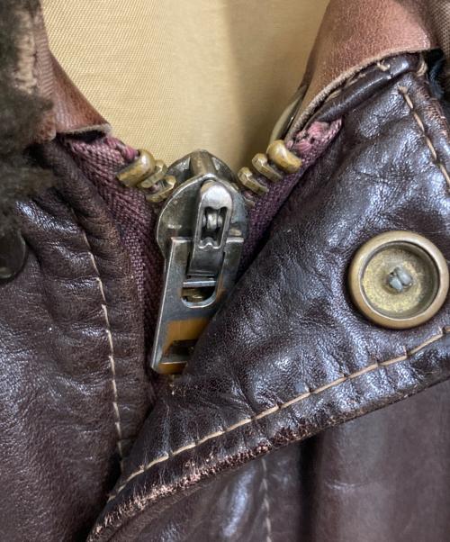 Schott（ショット）Schott (ショット) 184SM A-2 レザージャケット ブラウン サイズ:40の古着・服飾アイテム