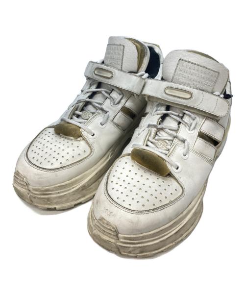 Maison Margiela（メゾンマルジェラ）Maison Margiela (メゾンマルジェラ) RETRO FIT SNEAKER ホワイト サイズ:43の古着・服飾アイテム