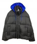 ES.1イーエスワン）の古着「Puffer Down Jacket」｜ブラック×ブルー