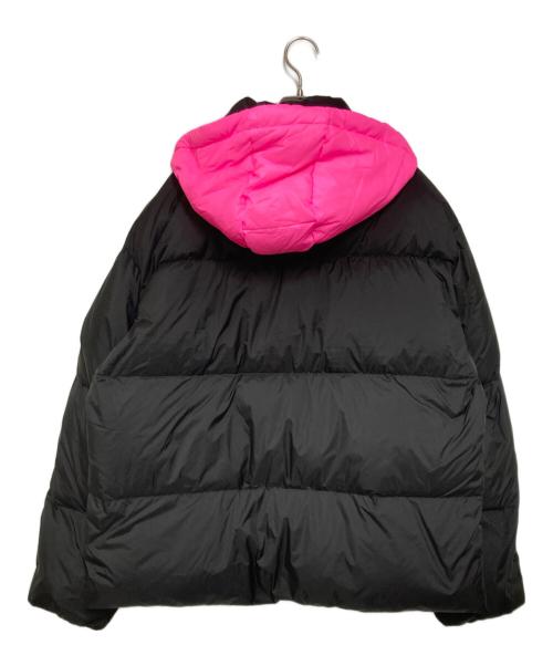ES.1（イーエスワン）ES.1 (イーエスワン) Puffer Down Jacket ブラック×ブルー サイズ:Lの古着・服飾アイテム