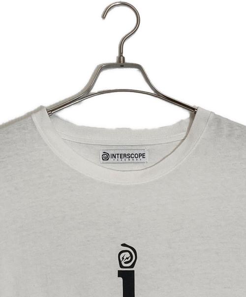 INTERSCOPE FRAGMENT DESIGN（インタースコープ フラグメント デザイン）INTERSCOPE FRAGMENT DESIGN (インタースコープ フラグメント デザイン) プリントTシャツ ホワイト サイズ:XLの古着・服飾アイテム
