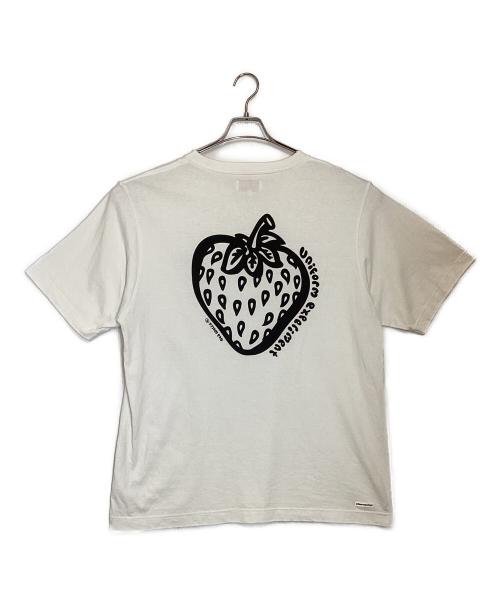uniform experiment（ユニフォームエクスペリメント）uniform experiment (ユニフォームエクスペリメント) グラフィック ワイド Tシャツ ホワイト サイズ:4の古着・服飾アイテム