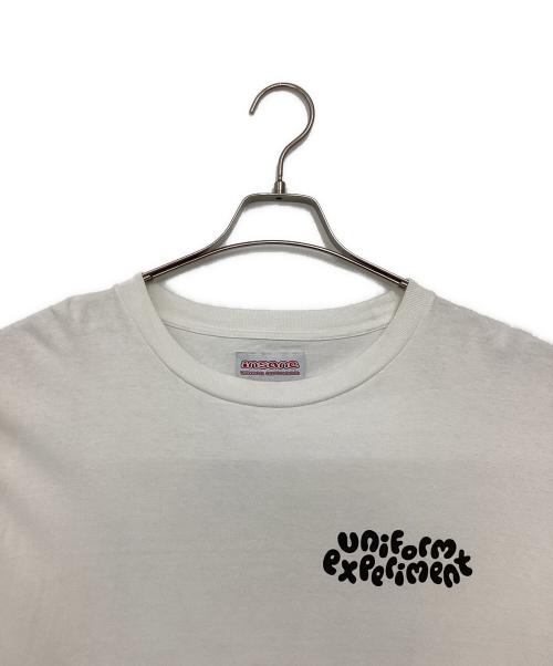 uniform experiment（ユニフォームエクスペリメント）uniform experiment (ユニフォームエクスペリメント) グラフィック ワイド Tシャツ ホワイト サイズ:4の古着・服飾アイテム