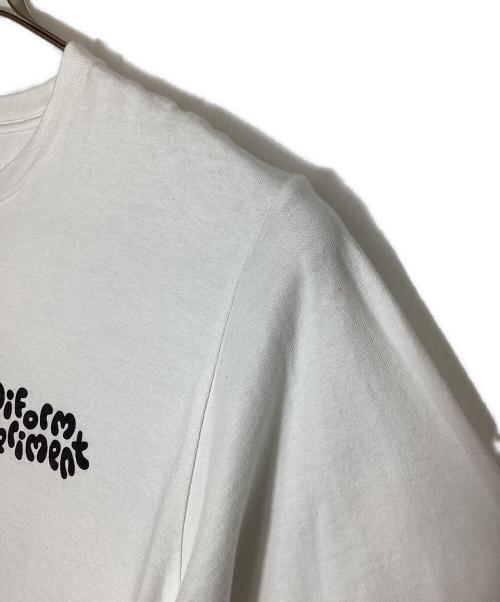 uniform experiment（ユニフォームエクスペリメント）uniform experiment (ユニフォームエクスペリメント) グラフィック ワイド Tシャツ ホワイト サイズ:4の古着・服飾アイテム
