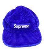 SUPREMEシュプリーム）の古着「BOXロゴキャップ」｜ブルー