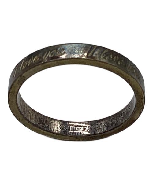 TIFFANY & Co.（ティファニー）Tiffany & Co. (ティファニー) ノーツナローアイラブユーリング/指輪 シルバー サイズ:表記無しの古着・服飾アイテム