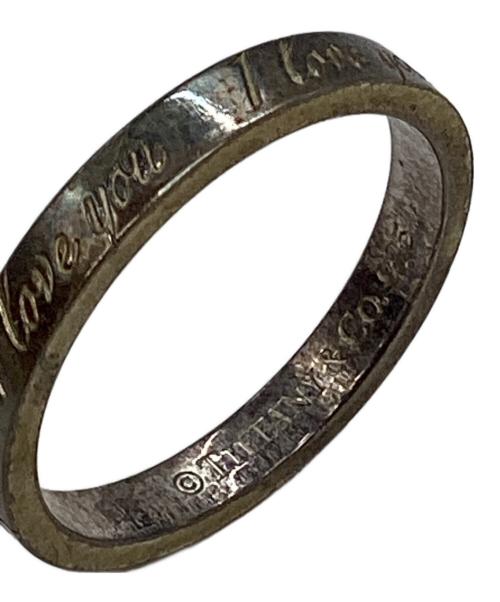 TIFFANY & Co.（ティファニー）Tiffany & Co. (ティファニー) ノーツナローアイラブユーリング/指輪 シルバー サイズ:表記無しの古着・服飾アイテム