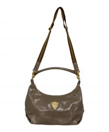 ATAO（アタオ）の古着「エナメルショルダーバッグ/Enamel shoulder bag」｜ベージュ