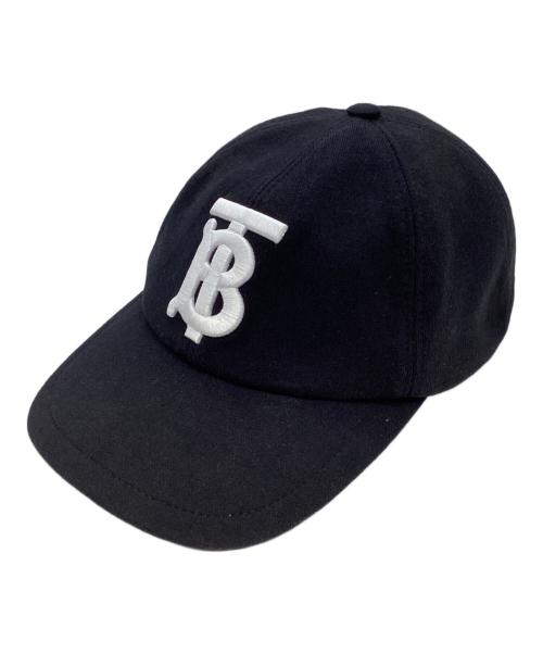BURBERRY LONDON（バーバリーロンドン）BURBERRY LONDON (バーバリーロンドン) モノグラムモチーフコットンジャージーベースボールキャップ ブラック サイズ:Ｍの古着・服飾アイテム