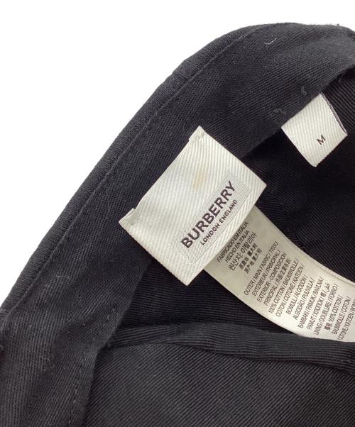 BURBERRY LONDON（バーバリーロンドン）BURBERRY LONDON (バーバリーロンドン) モノグラムモチーフコットンジャージーベースボールキャップ ブラック サイズ:Ｍの古着・服飾アイテム