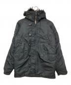 ALPHAアルファ）の古着「N-3Bフライトジャケット」｜ブラック