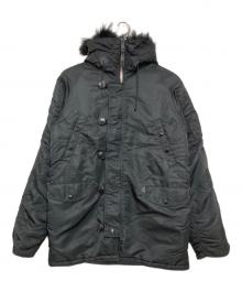 ALPHA（アルファ）の古着「N-3Bフライトジャケット」｜ブラック