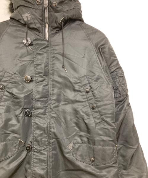 ALPHA（アルファ）ALPHA (アルファ) N-3Bフライトジャケット ブラック サイズ:Lの古着・服飾アイテム