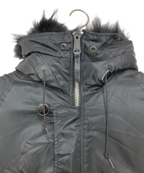 ALPHA（アルファ）ALPHA (アルファ) N-3Bフライトジャケット ブラック サイズ:Lの古着・服飾アイテム