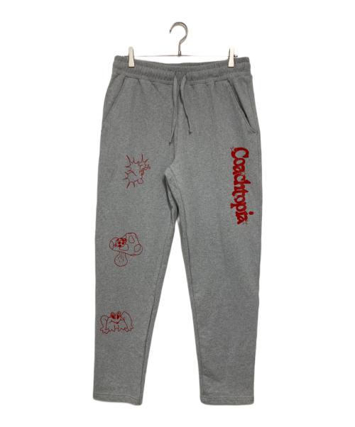 Coachtopia（コーチトピア）Coachtopia (コーチトピア) ジョガー パンツ・グラフィックス グレー サイズ:L 未使用品の古着・服飾アイテム