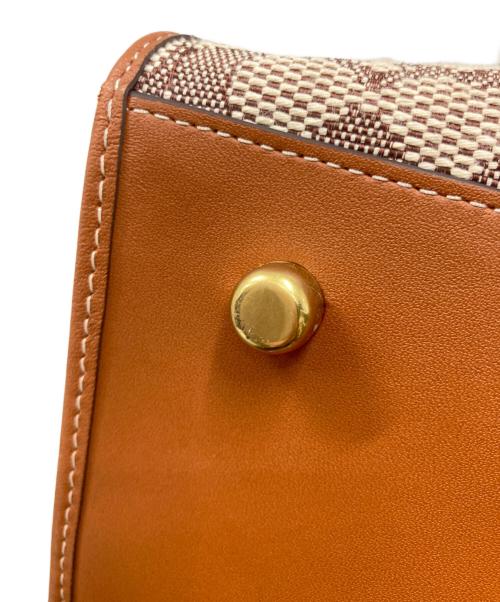 COACH（コーチ）COACH (コーチ) DISNEY (ディズニー) フィールド トート 40・シグネチャー テキスタイル ジャカード・パッチ ブラウン×ベージュの古着・服飾アイテム
