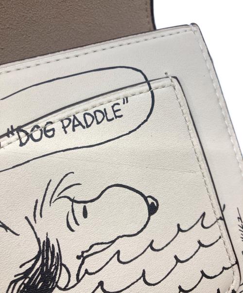 COACH（コーチ）COACH (コーチ) PEANUTS (ピーナッツ) タビー ショルダー バッグ 26・ニュースペーパー プリント ベージュの古着・服飾アイテム