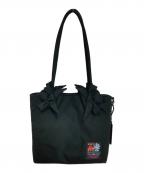 Coachtopiaコーチトピア）の古着「コーチトピア ループ スモール トート・リサイクル ポリエステル・ハート アップリケ」｜ブラック