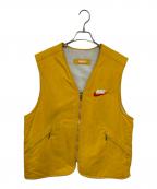SUPREME×NIKEシュプリーム×ナイキ）の古着「Reversible Nylon Sherpa Vest」｜イエロー×ベージュ
