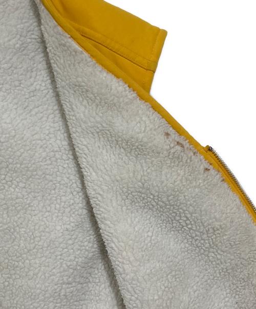 SUPREME（シュプリーム）Supreme (シュプリーム) NIKE (ナイキ) Reversible Nylon Sherpa Vest イエロー×ベージュ サイズ:Mの古着・服飾アイテム