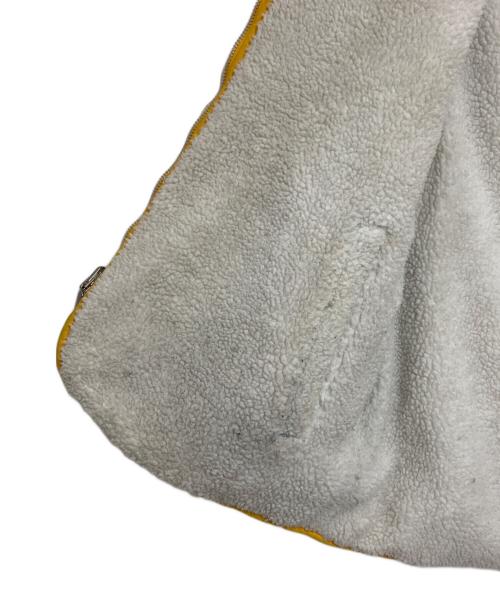 SUPREME（シュプリーム）Supreme (シュプリーム) NIKE (ナイキ) Reversible Nylon Sherpa Vest イエロー×ベージュ サイズ:Mの古着・服飾アイテム