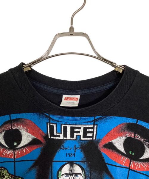 SUPREME（シュプリーム）SUPREME (シュプリーム) Gilbert ＆ George LIFE Tee/ギルバート・アンド・ジョージ ライフ ティー ブラック サイズ:Lの古着・服飾アイテム