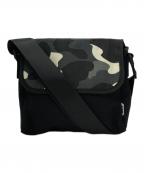 A BATHING APEア ベイシング エイプ）の古着「メッセンジャーバッグ」｜グレー×ブラック