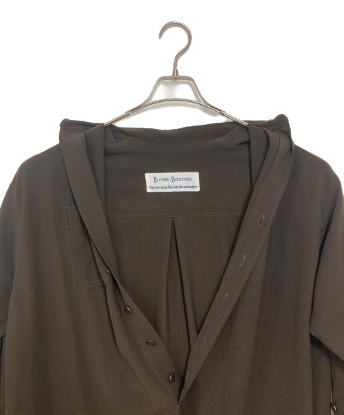 BLUEBIRD BOULEVARD（ブルーバードブルバード）BLUEBIRD BOULEVARD (ブルーバードブルバード) プルオーバーシャツワンピース ブラウン サイズ:不明の古着・服飾アイテム