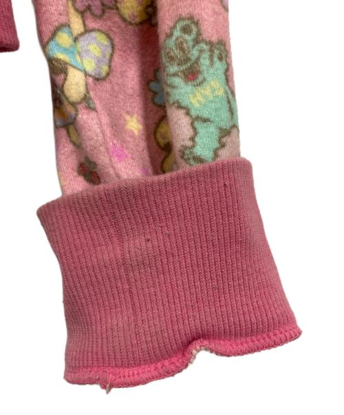 Hysteric Glamour（ヒステリックグラマー）Hysteric Glamour (ヒステリックグラマー) FIRE BEAR DREAM柄 ショート丈パーカー ピンク サイズ: Freeの古着・服飾アイテム