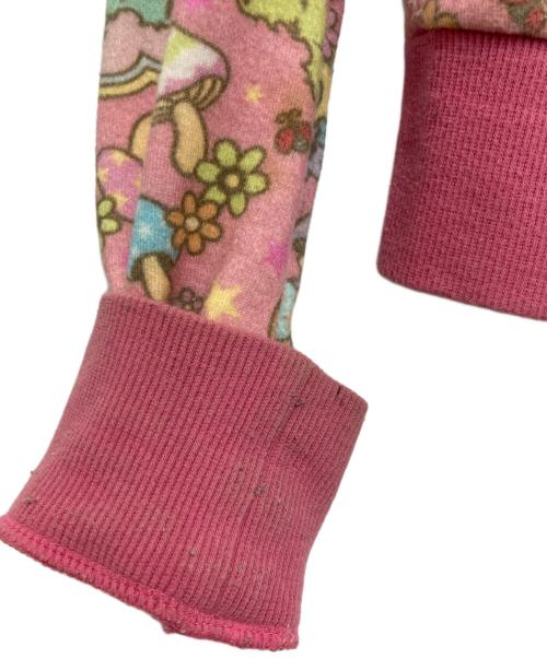 Hysteric Glamour（ヒステリックグラマー）Hysteric Glamour (ヒステリックグラマー) FIRE BEAR DREAM柄 ショート丈パーカー ピンク サイズ: Freeの古着・服飾アイテム