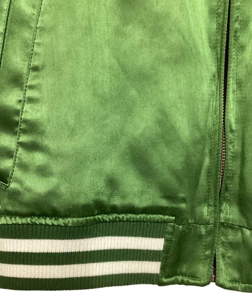 Hysteric Glamour（ヒステリックグラマー）Hysteric Glamour (ヒステリックグラマー) FUTURE DAYS刺繍 スカジャン グリーン サイズ:Ｓの古着・服飾アイテム