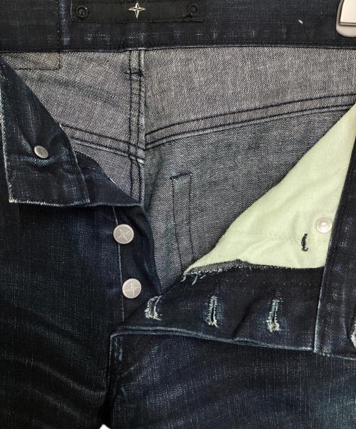 STONE ISLAND（ストーンアイランド）STONE ISLAND (ストーンアイランド) ストレートデニムパンツ インディゴ サイズ:29の古着・服飾アイテム