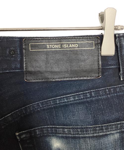 STONE ISLAND（ストーンアイランド）STONE ISLAND (ストーンアイランド) ストレートデニムパンツ インディゴ サイズ:29の古着・服飾アイテム