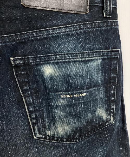 STONE ISLAND（ストーンアイランド）STONE ISLAND (ストーンアイランド) ストレートデニムパンツ インディゴ サイズ:29の古着・服飾アイテム
